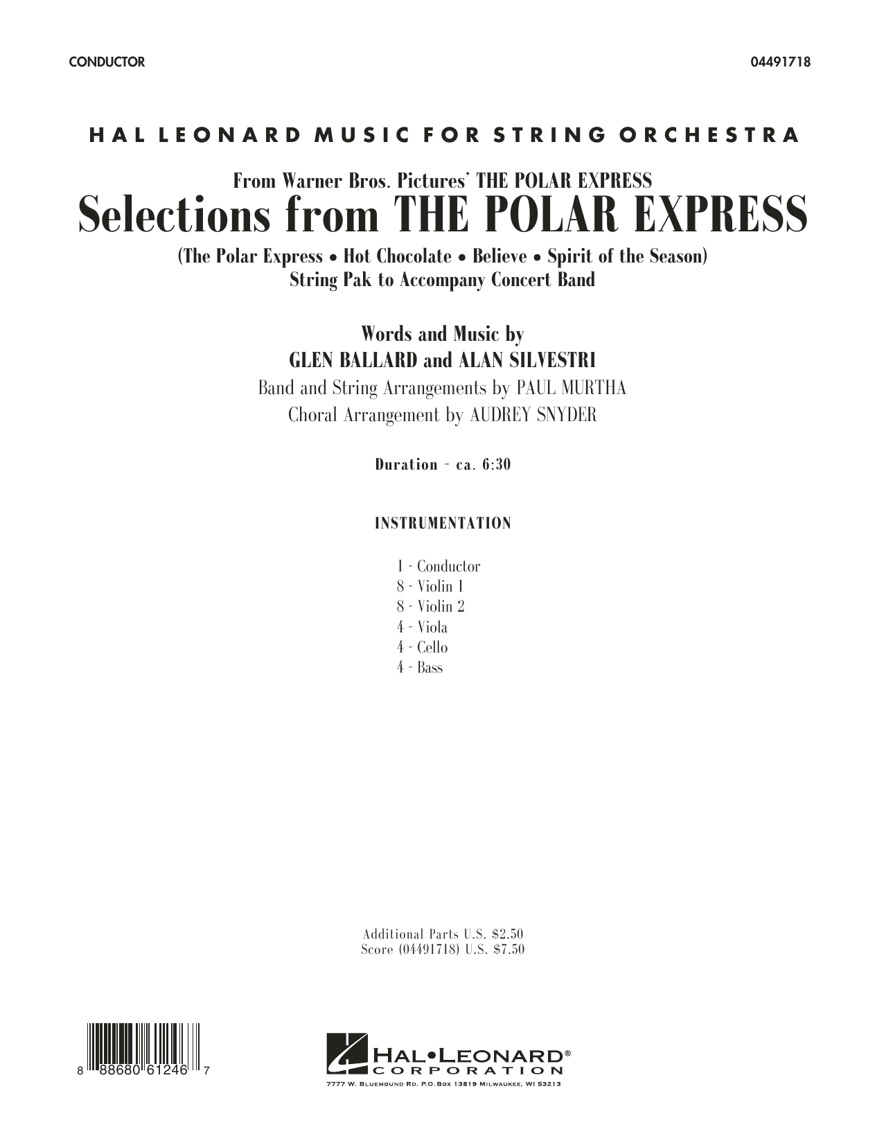Download Paul Murtha The Polar Express - Conductor Score (Fu Sheet Music