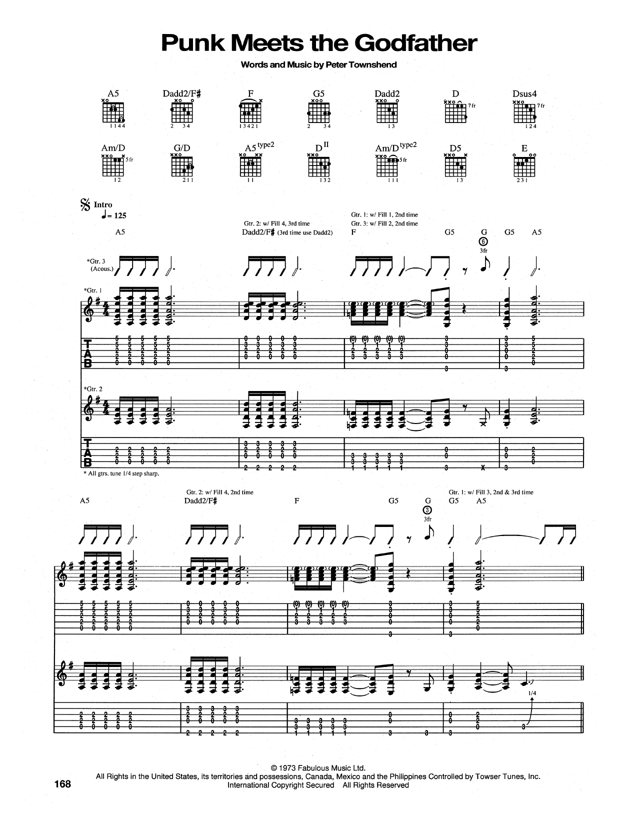 Download The Who The Punk Meets The Godfather Sheet Music