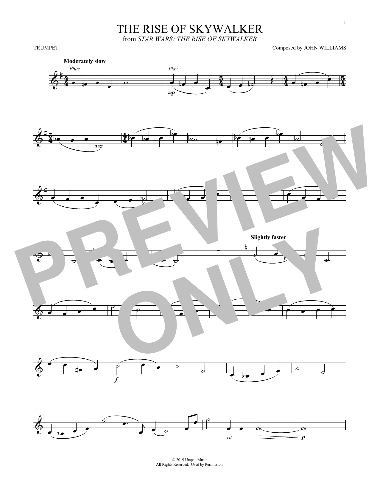 Download John Williams The Rise Of Skywalker (from Star Wars: Sheet Music