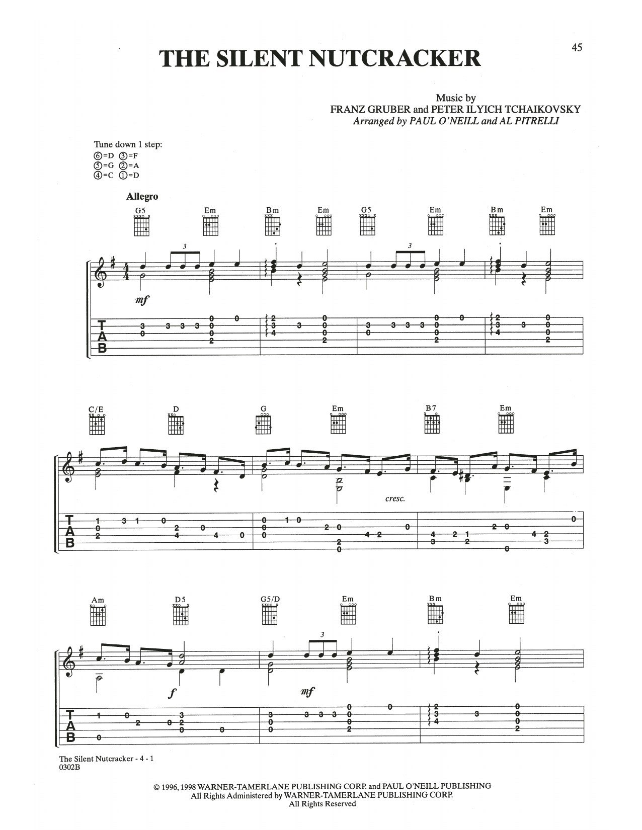 Download Trans-Siberian Orchestra The Silent Nutcracker Sheet Music