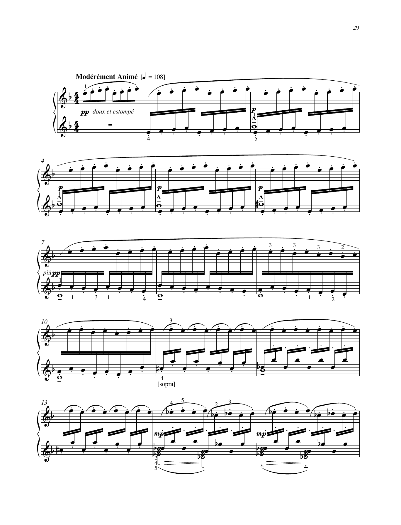 Download Claude Debussy The snow is dancing Sheet Music