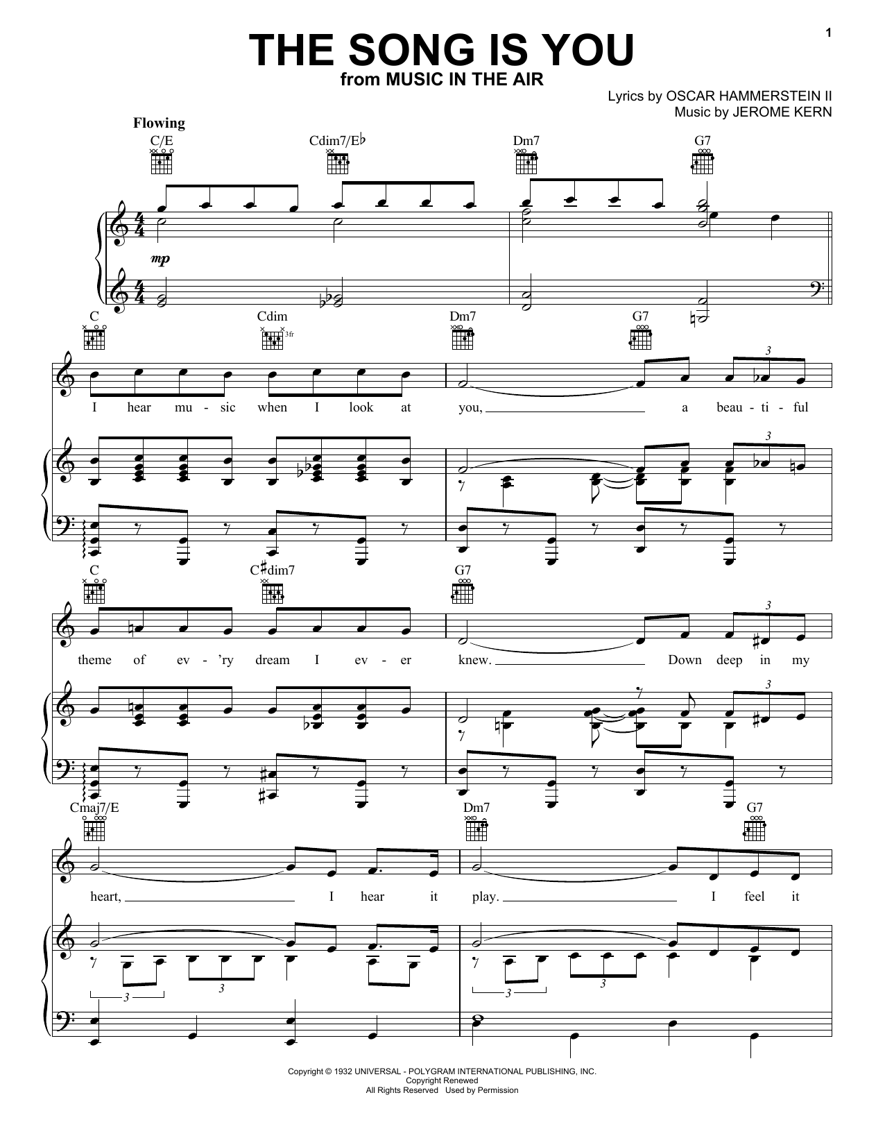 Download Frank Sinatra The Song Is You Sheet Music