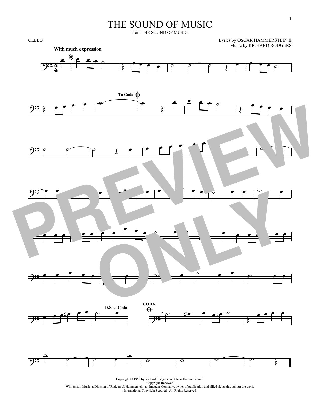 Download Rodgers & Hammerstein The Sound Of Music Sheet Music
