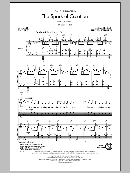Download Mac Huff The Spark Of Creation (from Children of Sheet Music