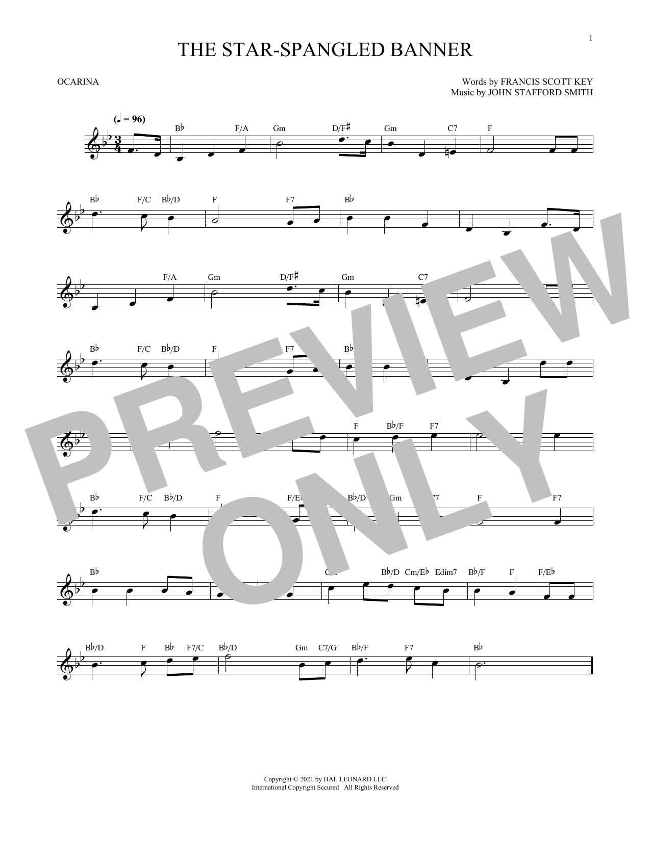 Download Francis Scott Key The Star-Spangled Banner (arr. Cris Gal Sheet Music
