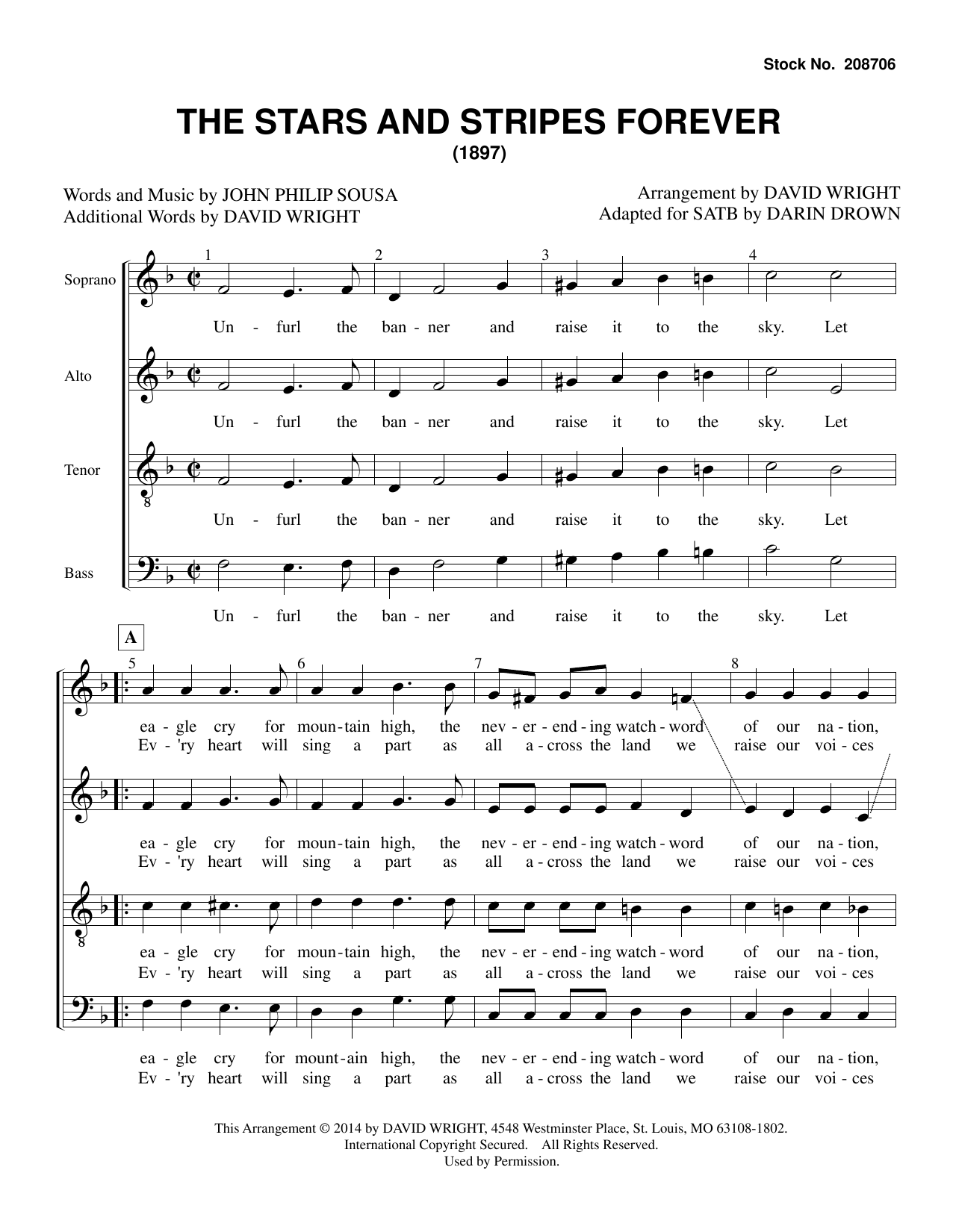 Download John Philip Sousa The Stars and Stripes Forever (arr. Dav Sheet Music