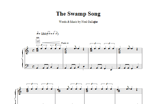 Download Oasis The Swamp Song Sheet Music