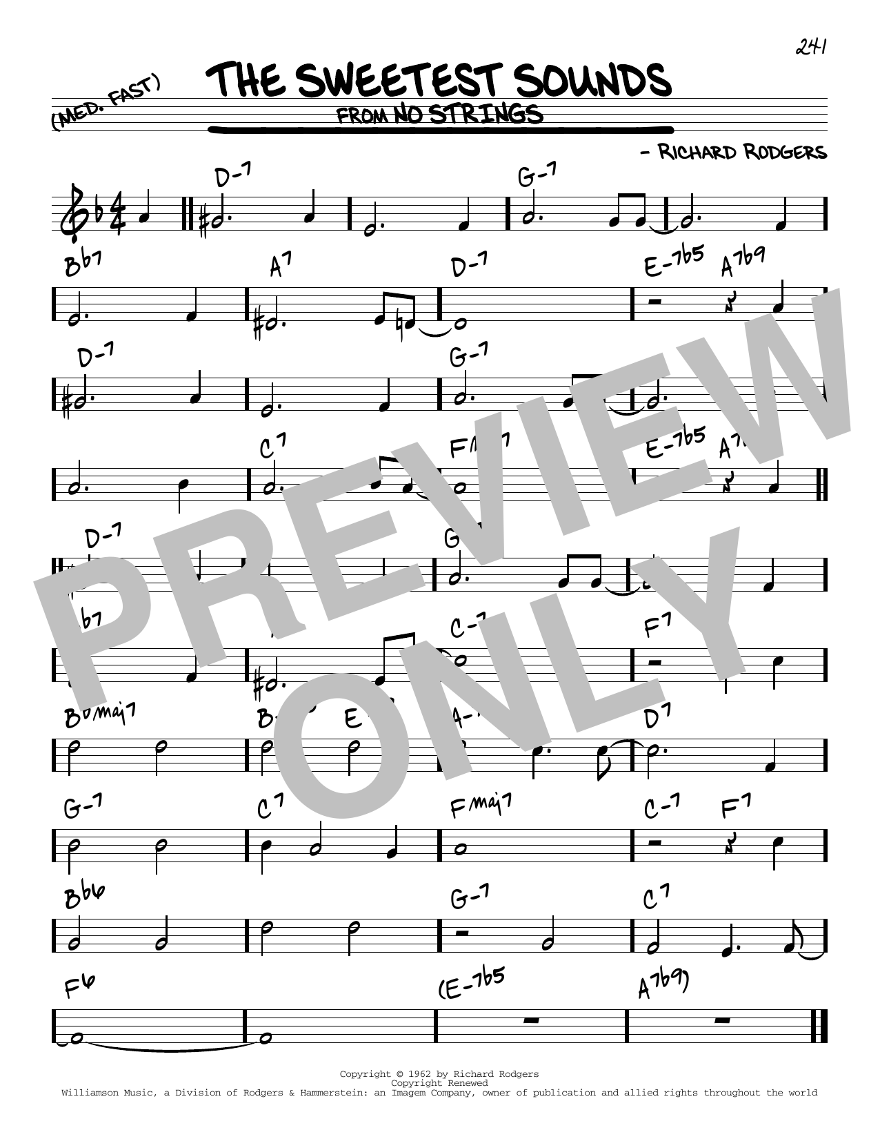 Download Richard Rodgers The Sweetest Sounds Sheet Music