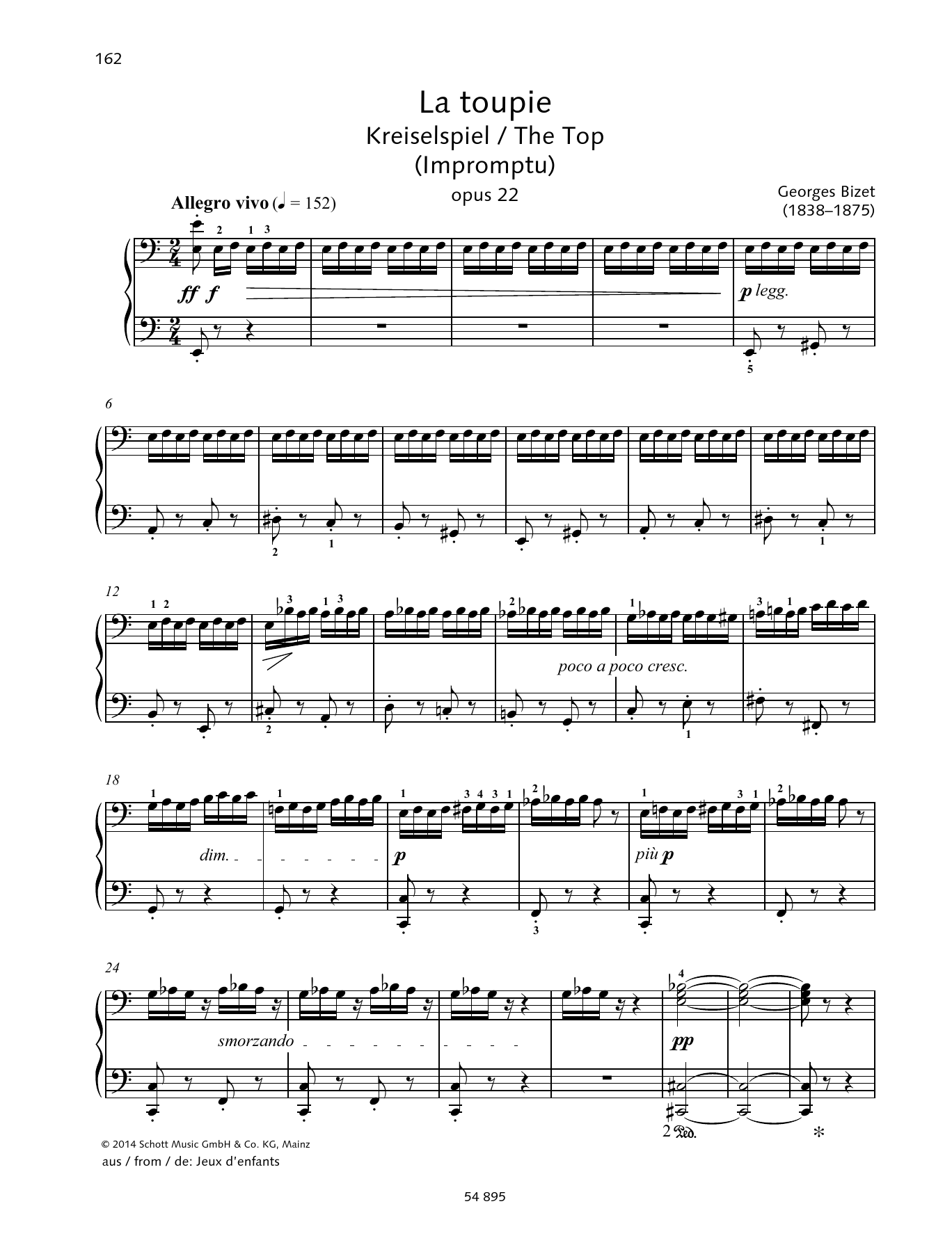 Download Georges Bizet The Top Sheet Music