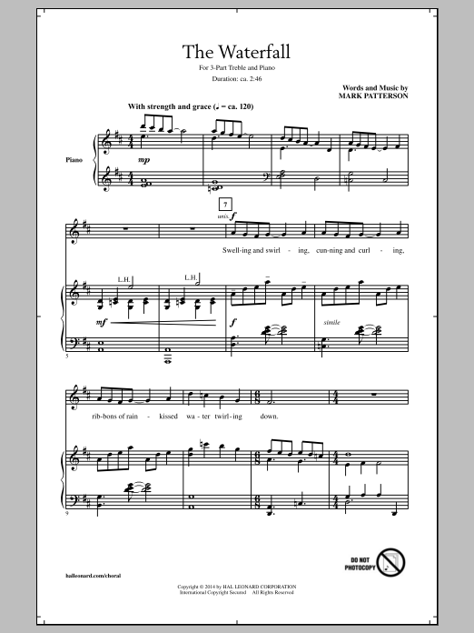 Download Mark Patterson The Waterfall Sheet Music
