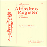Download or print The Development Of The Altissimo Register For Clarinet Sheet Music Printable PDF 29-page score for Instructional / arranged Instrumental Method SKU: 125072.