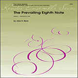 Download or print The Prevailing Eighth Note - Percussion 1 Sheet Music Printable PDF 4-page score for Concert / arranged Percussion Ensemble SKU: 351516.