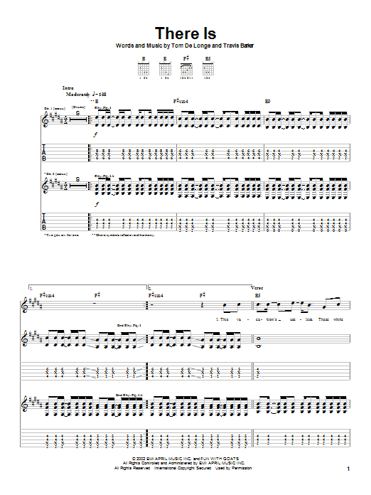 Download Box Car Racer There Is Sheet Music