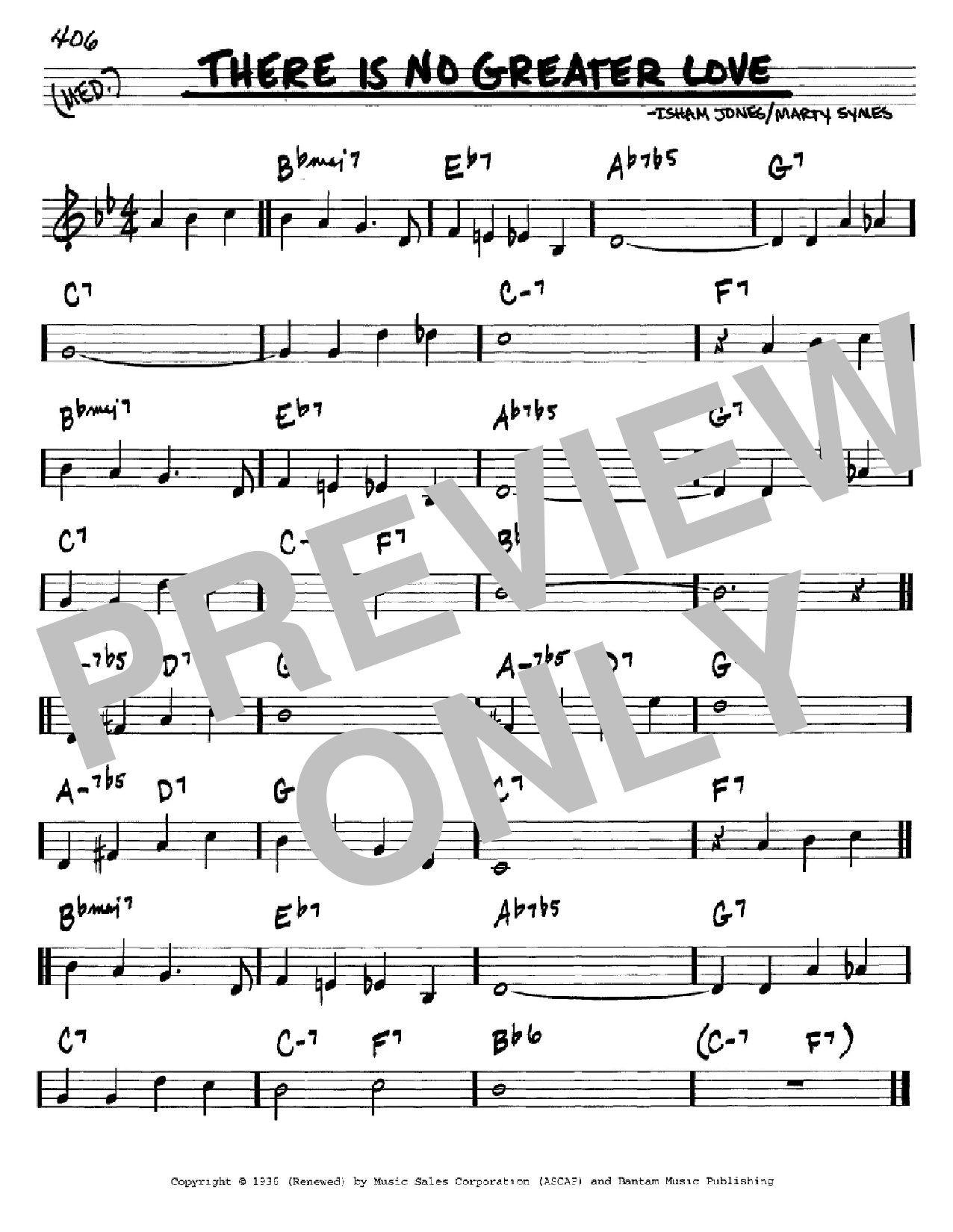 Download Isham Jones There Is No Greater Love Sheet Music