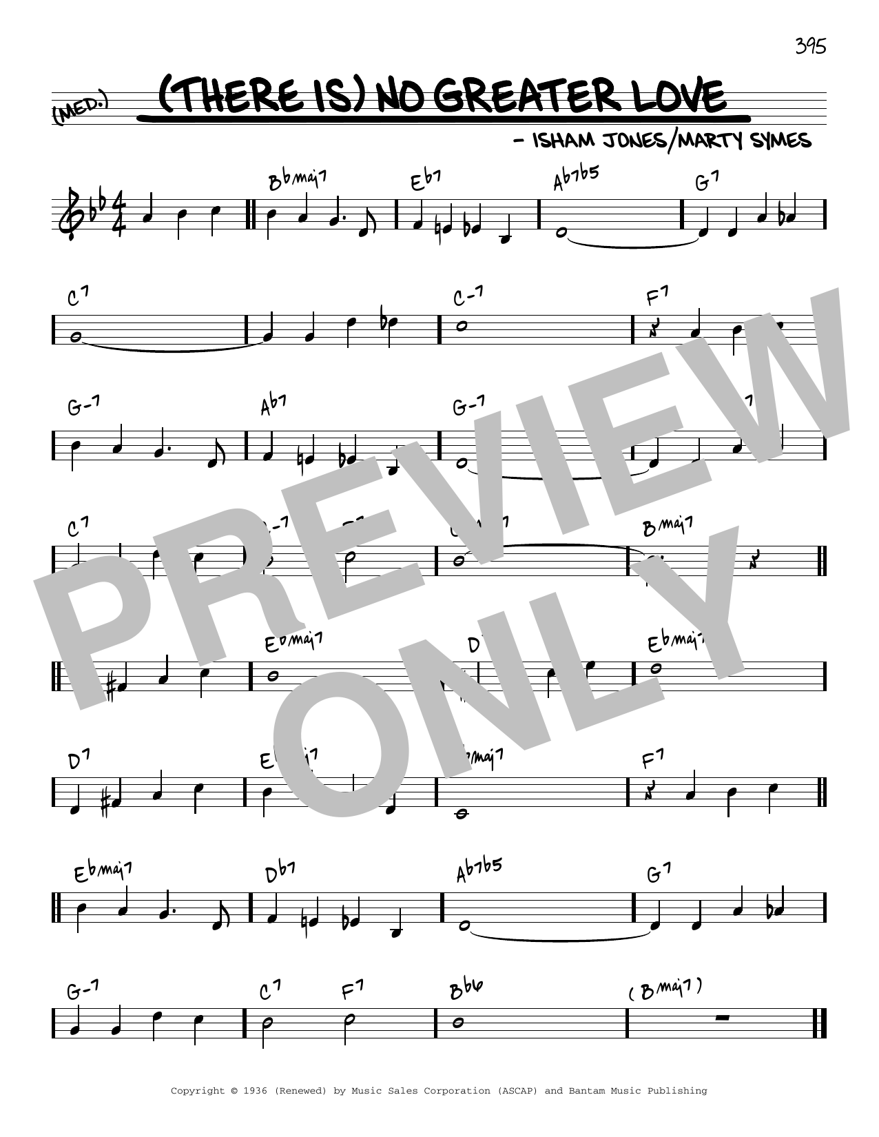 Download Marty Symes (There Is) No Greater Love [Reharmonize Sheet Music