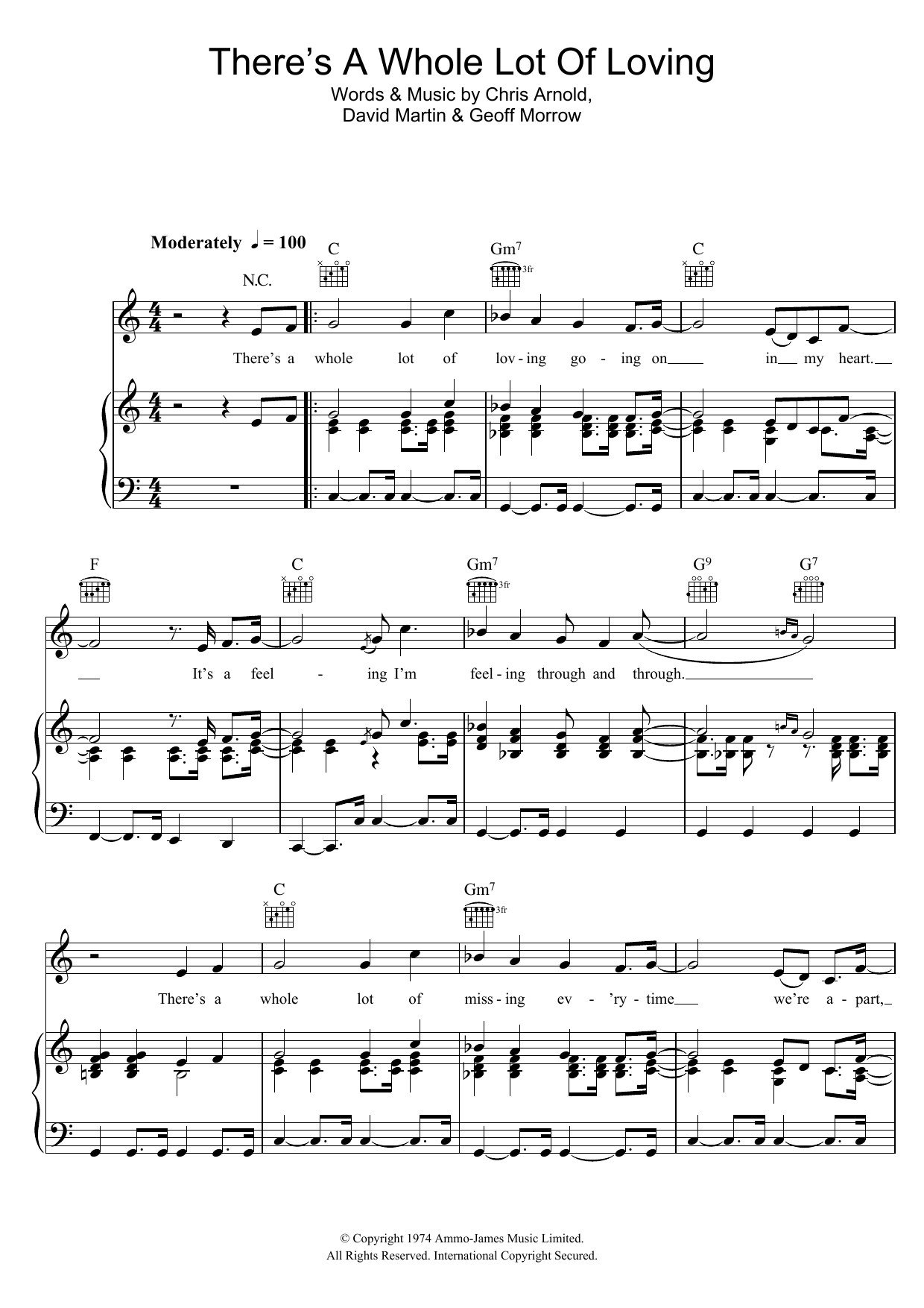 Download Guys 'n' Dolls There's A Whole Lot Of Loving Sheet Music