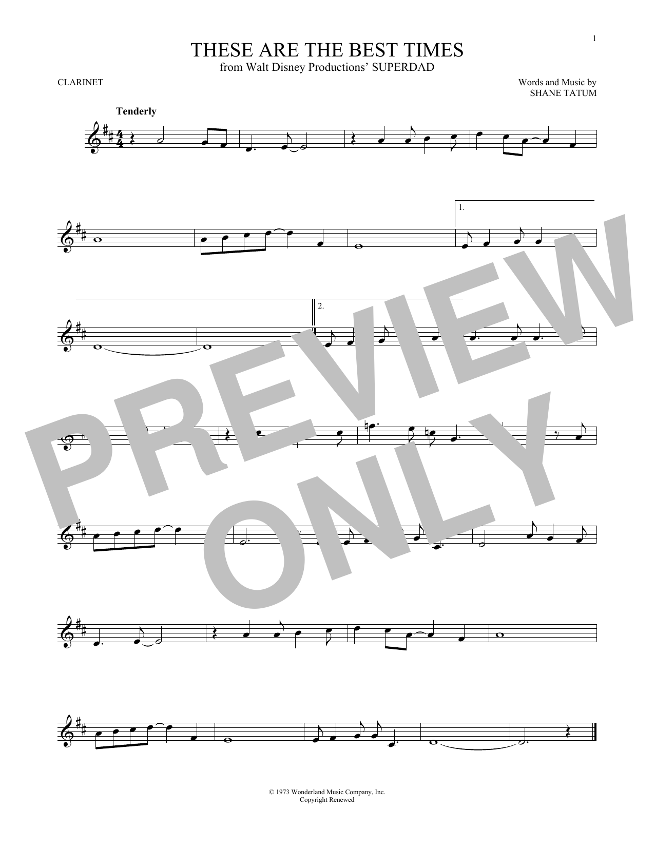 Download Bobby Goldsboro These Are The Best Times Sheet Music