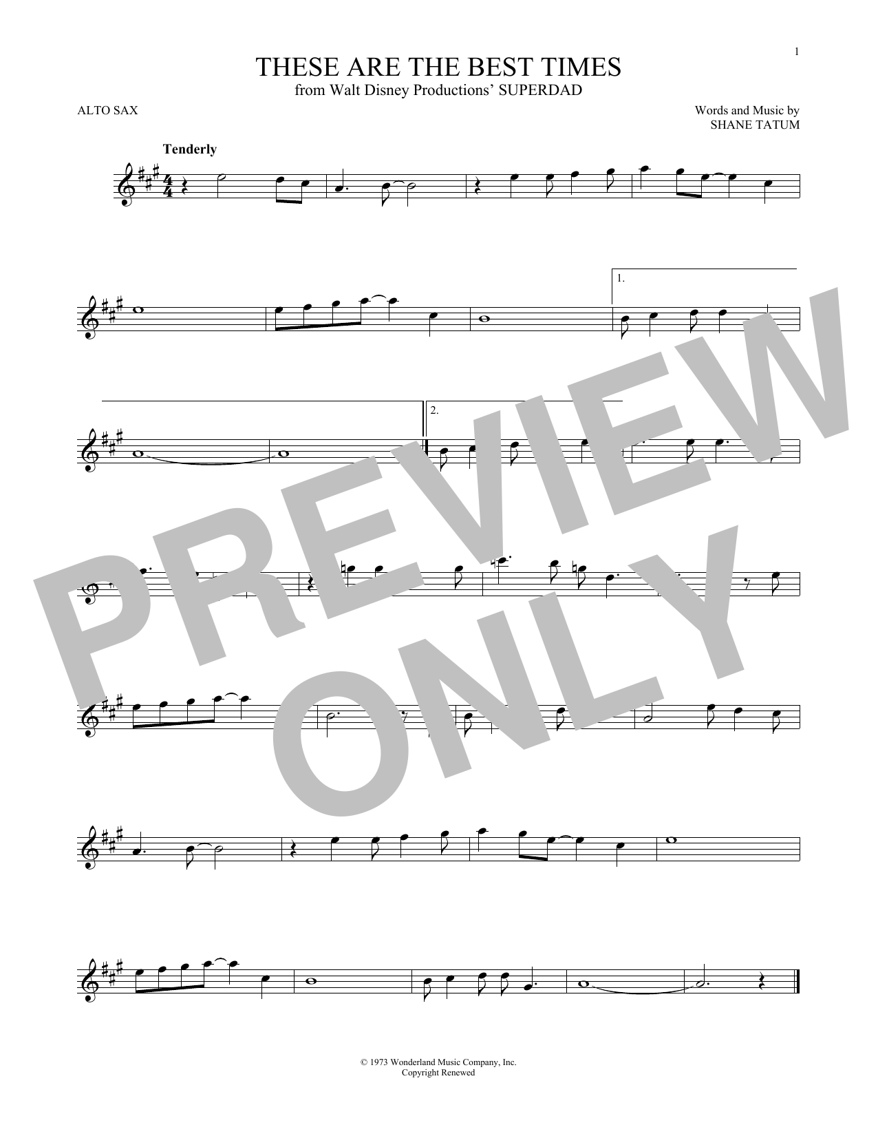 Download Bobby Goldsboro These Are The Best Times Sheet Music