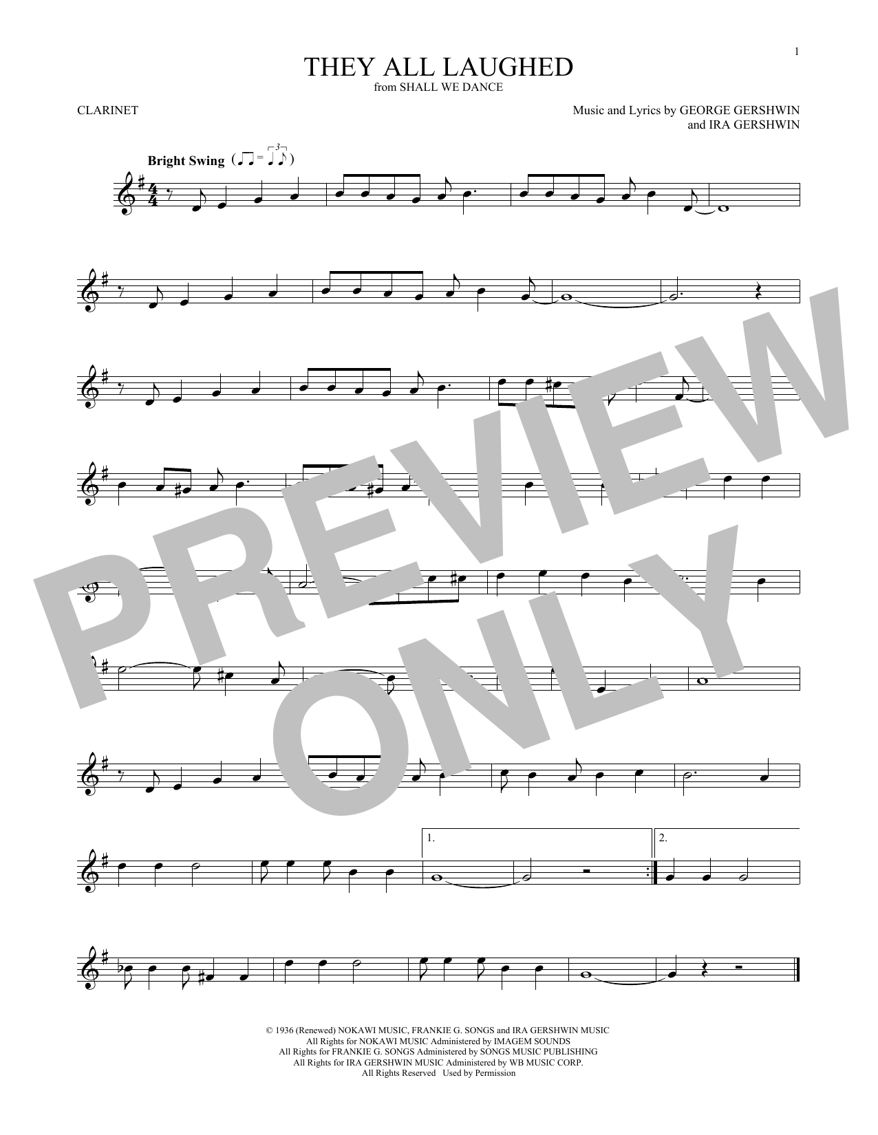 Download Frank Sinatra They All Laughed Sheet Music