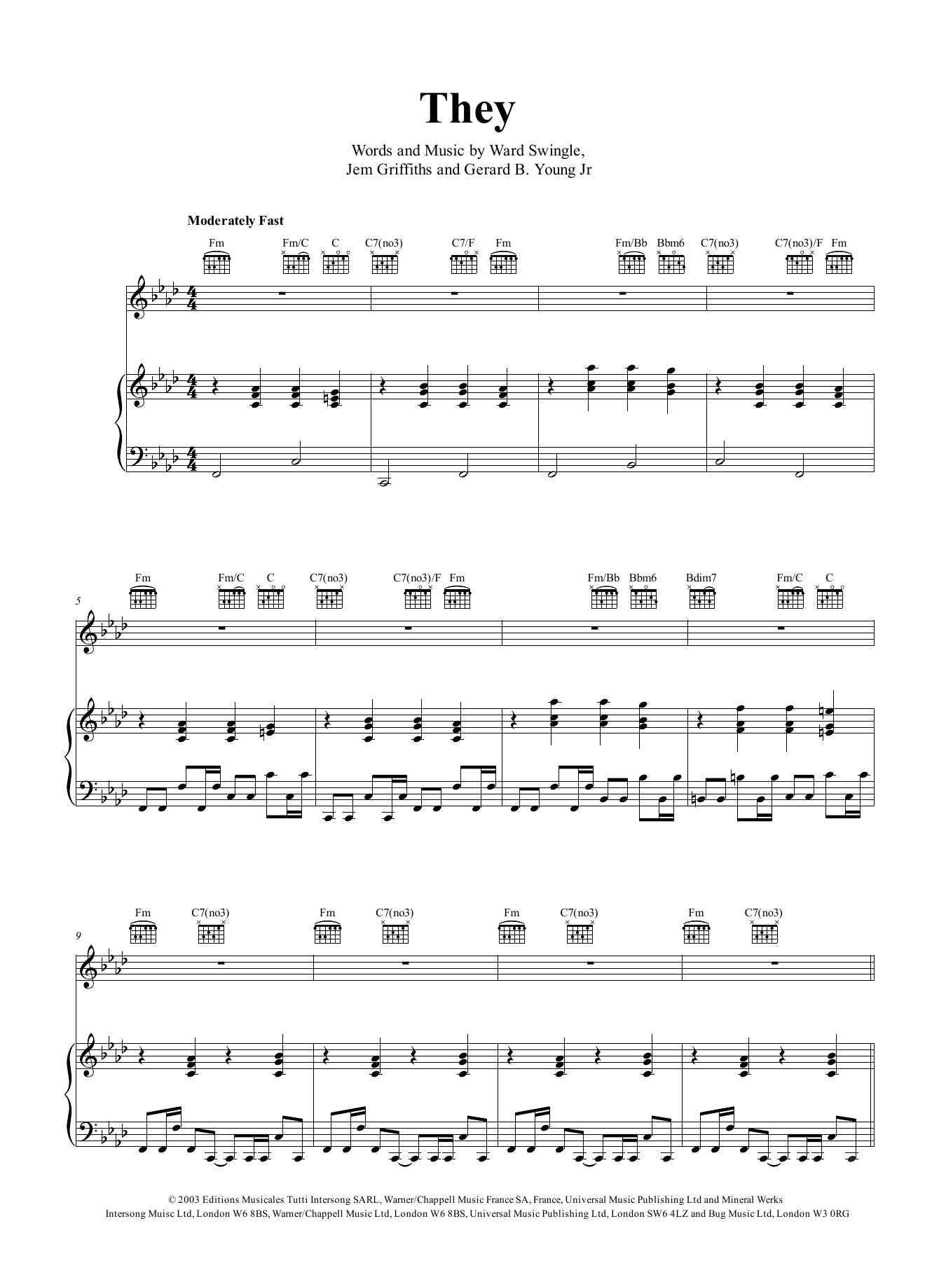 Download Jem They Sheet Music