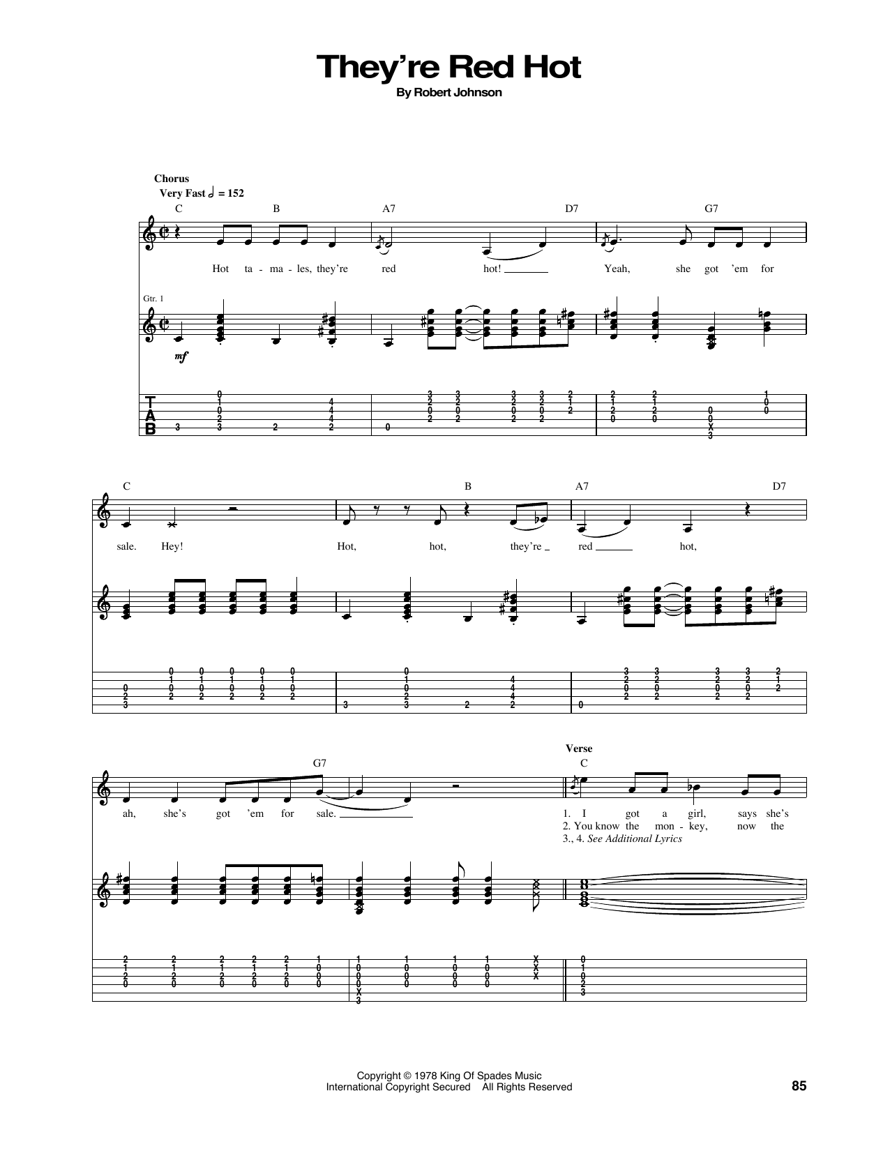 Download Red Hot Chili Peppers They're Red Hot Sheet Music