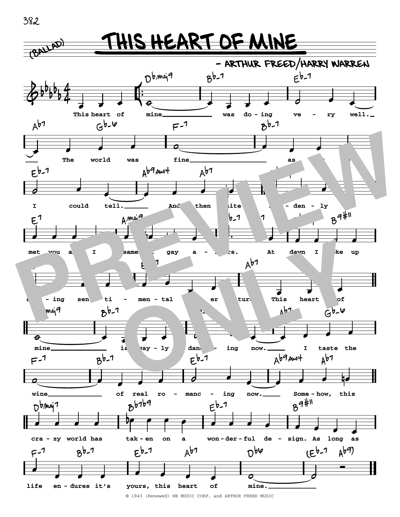 Download Johnny Mathis This Heart Of Mine (Low Voice) Sheet Music
