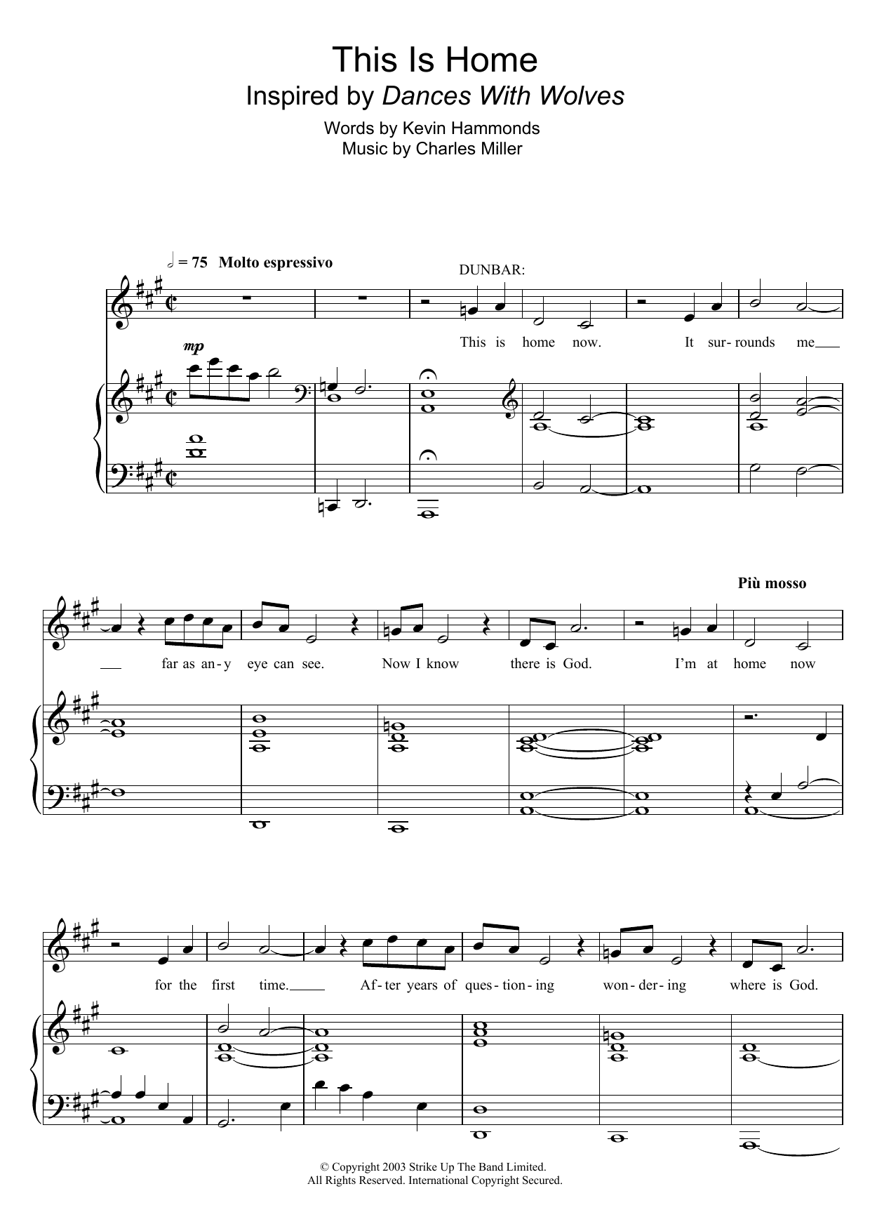 Download Charles Miller & Kevin Hammonds This Is Home Sheet Music