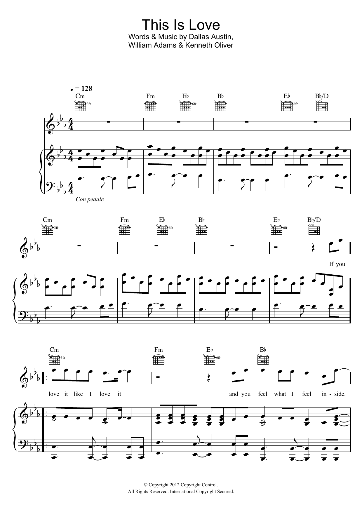Download will.i.am This Is Love Sheet Music