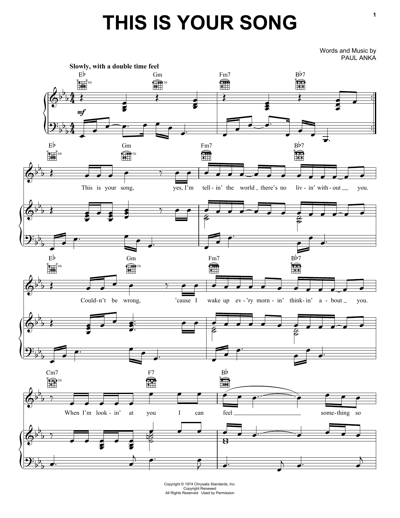 Download Don Goodwin This Is Your Song Sheet Music