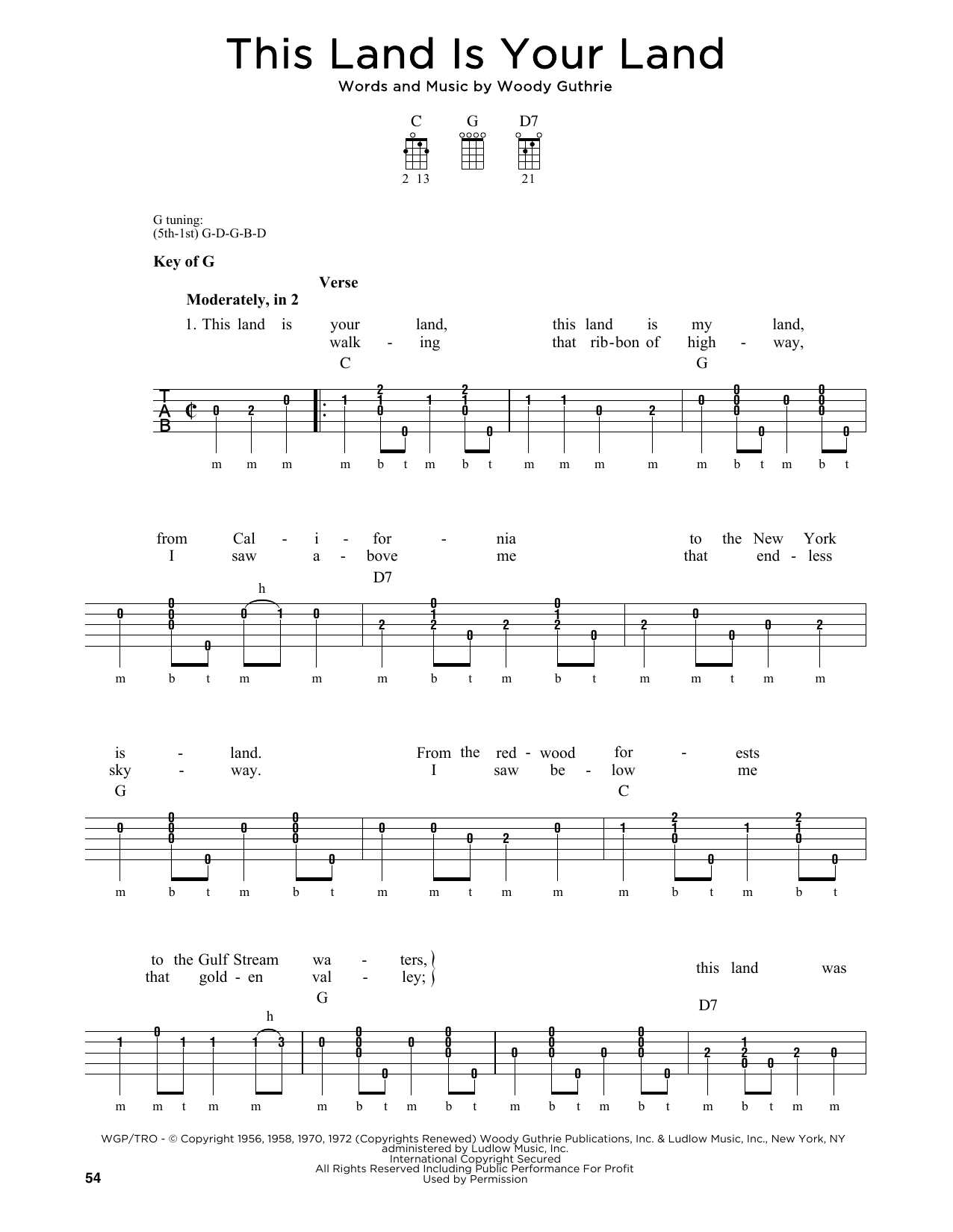 Download Greg Cahill This Land Is Your Land Sheet Music