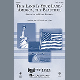 Download or print This Land Is Your Land/America, The Beautiful Sheet Music Printable PDF 7-page score for Patriotic / arranged SATB Choir SKU: 1208152.