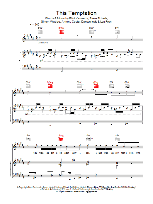 Download Blue This Temptation Sheet Music