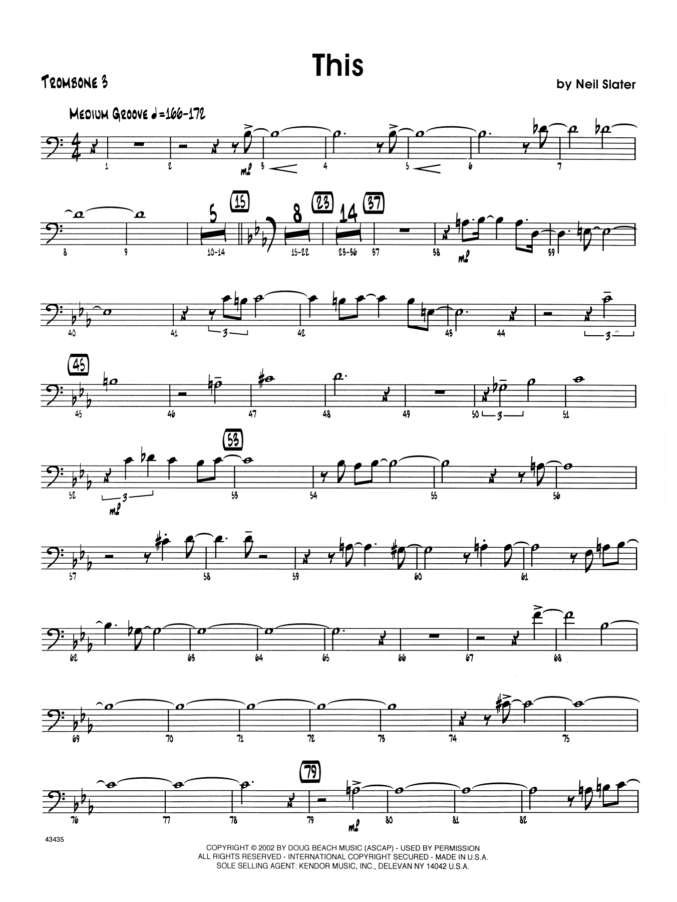 Download Neil Slater This - 3rd Trombone Sheet Music