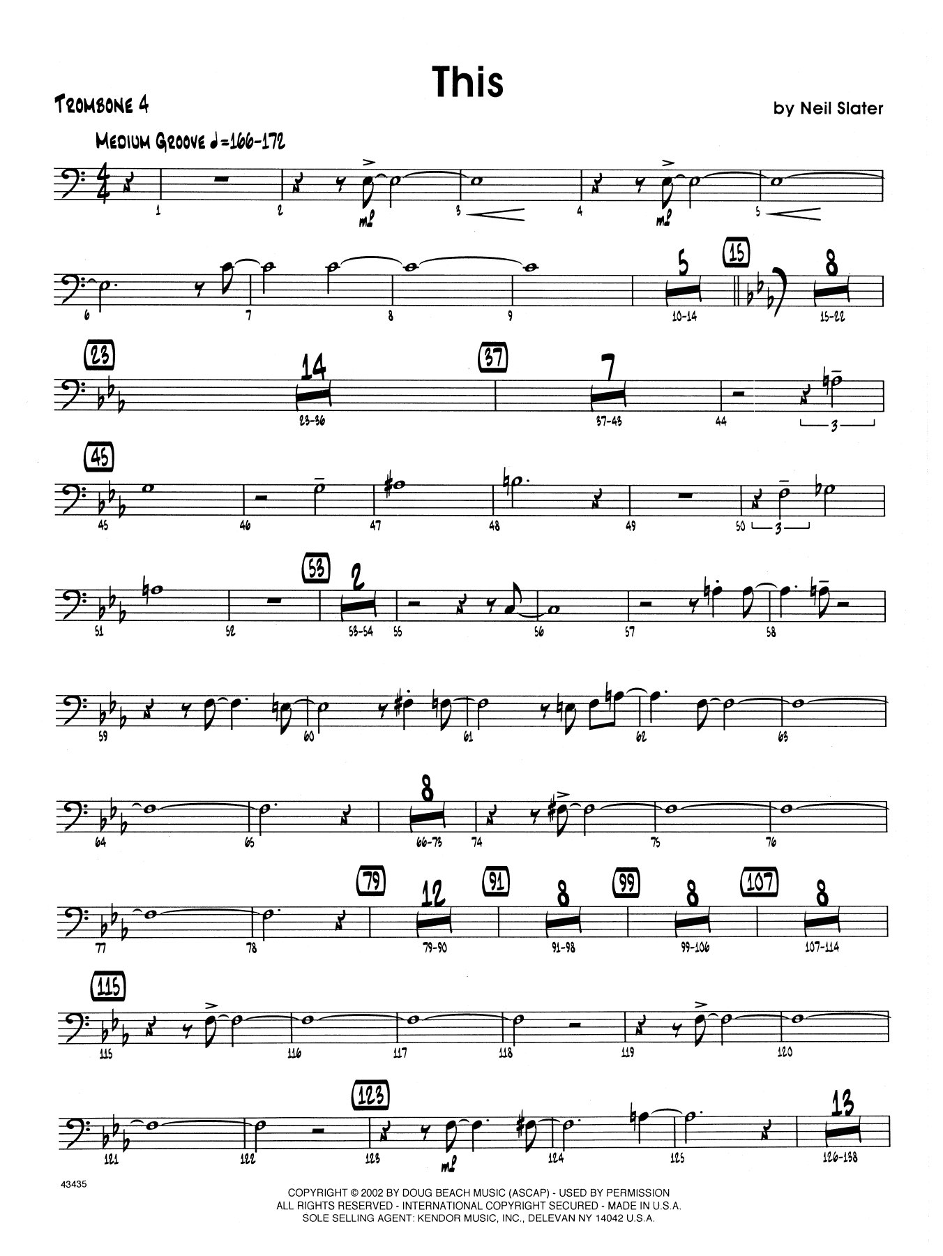 Download Neil Slater This - 4th Trombone Sheet Music