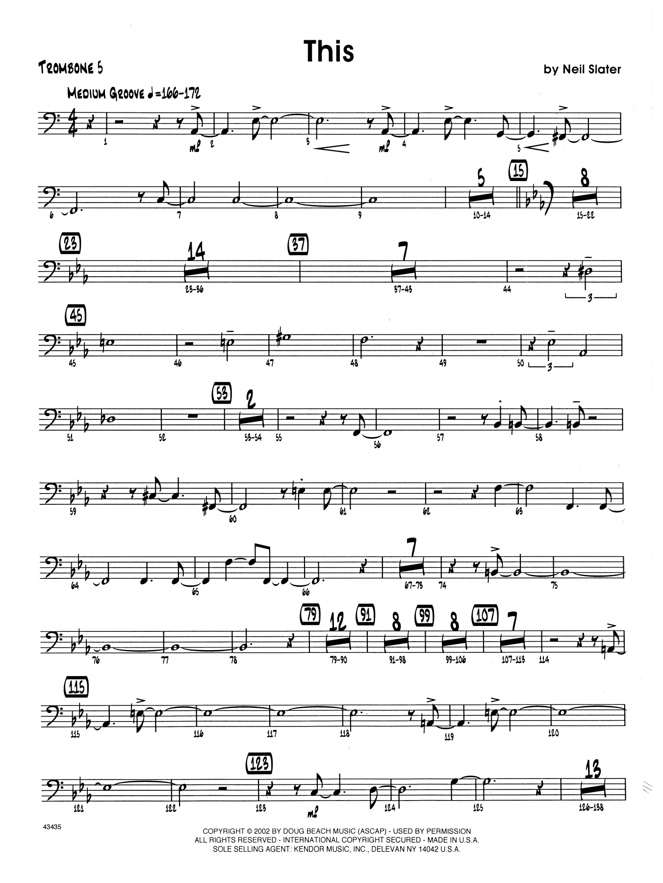 Download Neil Slater This - Trombone 5 Sheet Music