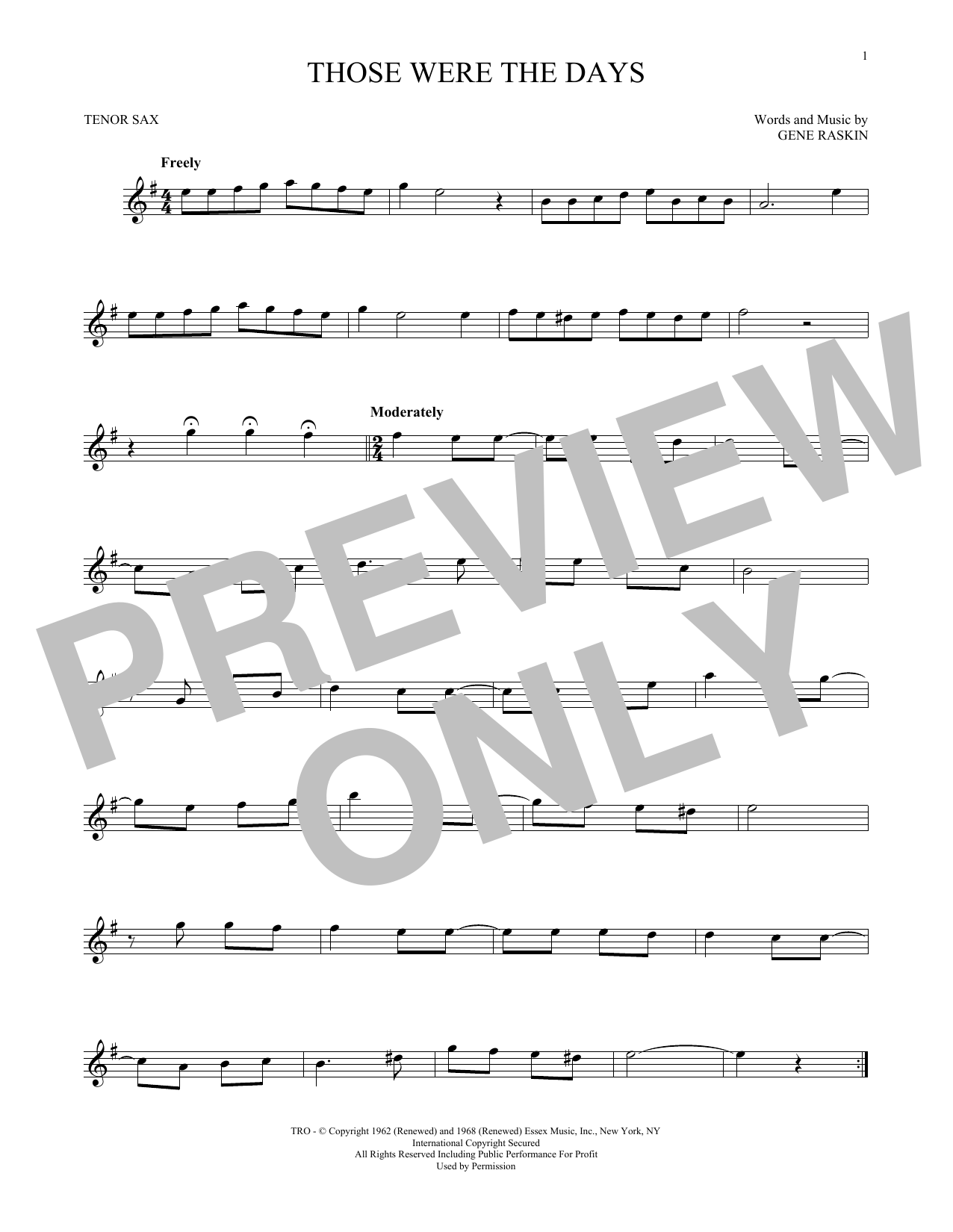 Download Mary Hopkin Those Were The Days Sheet Music