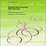 Download or print Three Nutcracker Miniatures - Baritone Sax Sheet Music Printable PDF 4-page score for Classical / arranged Woodwind Ensemble SKU: 317583.