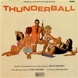 Download or print Thunderball (theme from the James Bond film) Sheet Music Printable PDF 4-page score for Pop / arranged Piano, Vocal & Guitar (Right-Hand Melody) SKU: 15533.