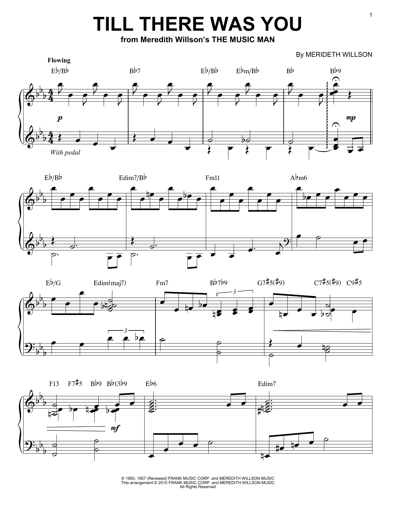 Download Meredith Willson Till There Was You [Jazz version] (arr. Sheet Music