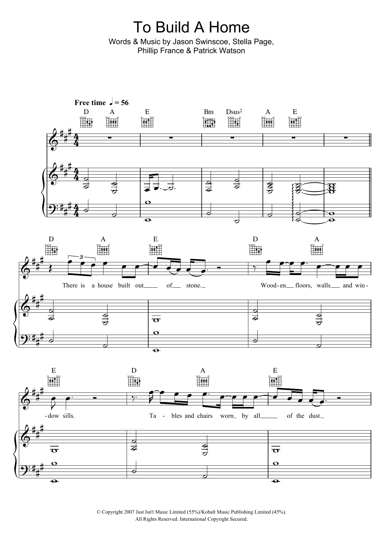 Download Cinematic Orchestra To Build A Home Sheet Music