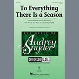 Download or print To Everything There Is A Season Sheet Music Printable PDF 13-page score for Festival / arranged 3-Part Mixed Choir SKU: 179239.