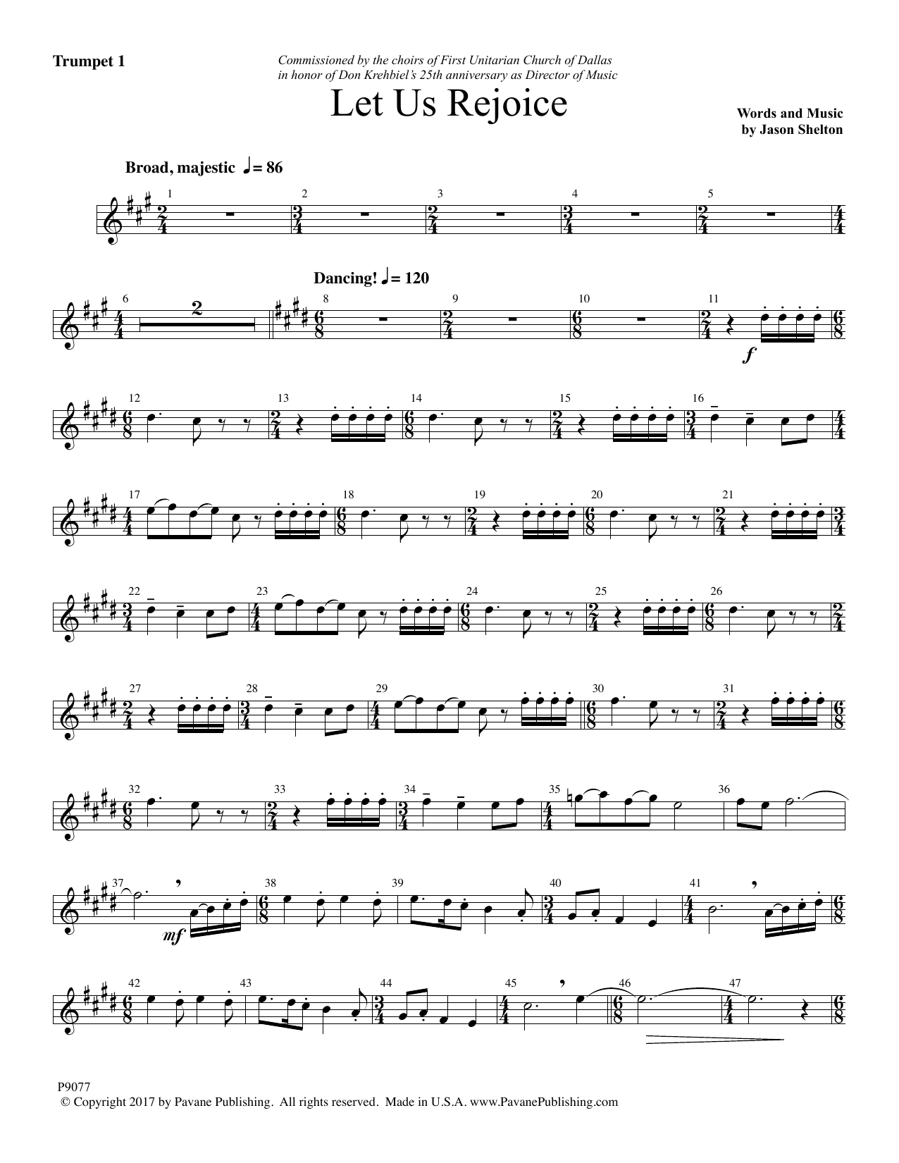 Download Jason Shelton To This Day - Bb Trumpet 1 Sheet Music