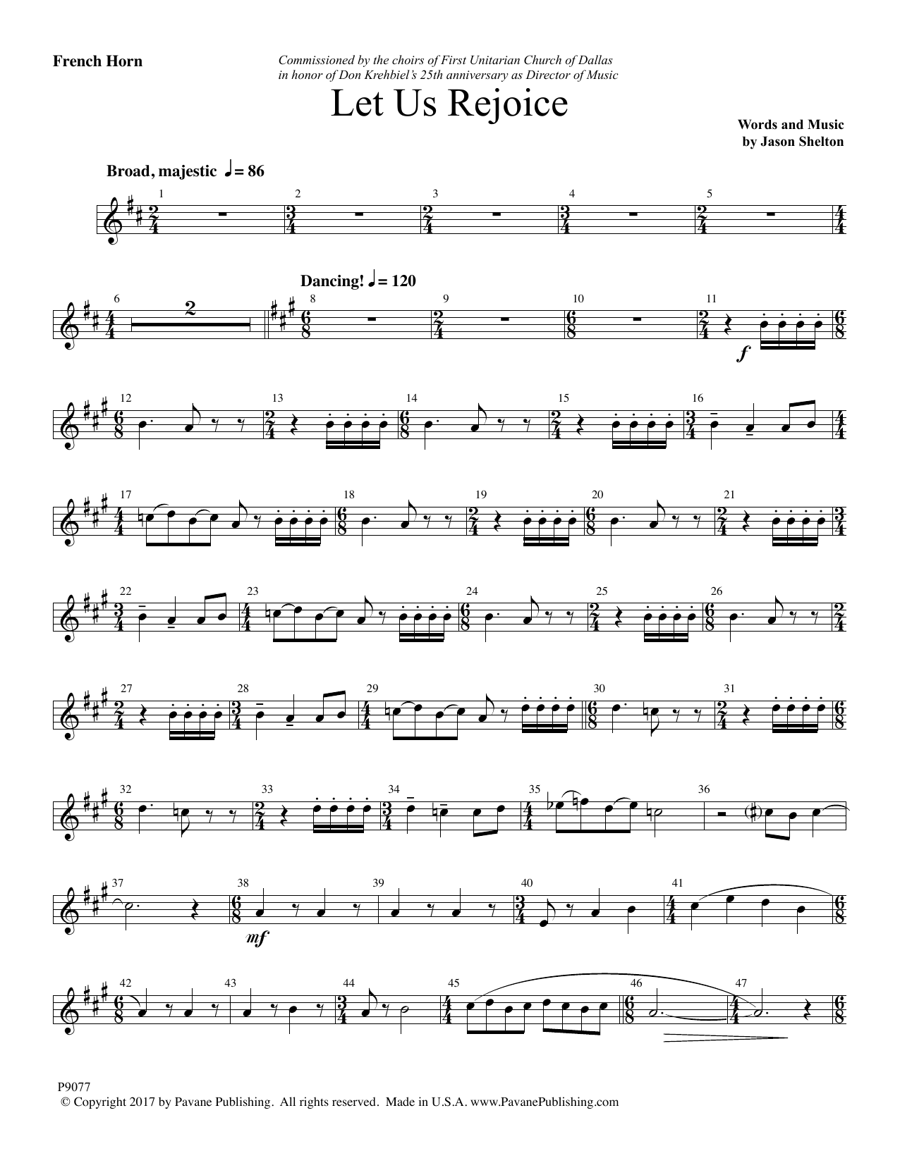 Download Jason Shelton To This Day - F Horn Sheet Music