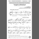 Download or print Tonight In Bethlehem Sheet Music Printable PDF 16-page score for Christmas / arranged Choir SKU: 374289.