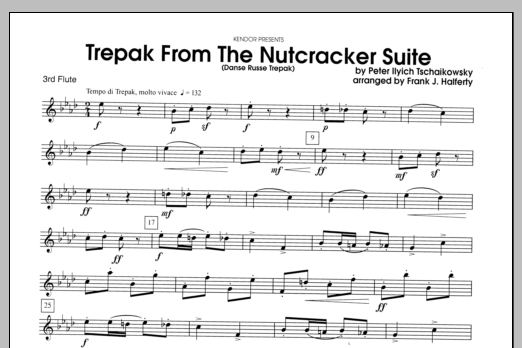 Download Halferty Trepak From The Nutcracker Suite (Danse Sheet Music