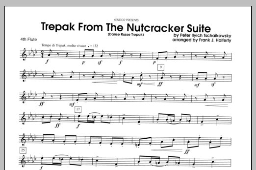 Download Halferty Trepak From The Nutcracker Suite (Danse Sheet Music
