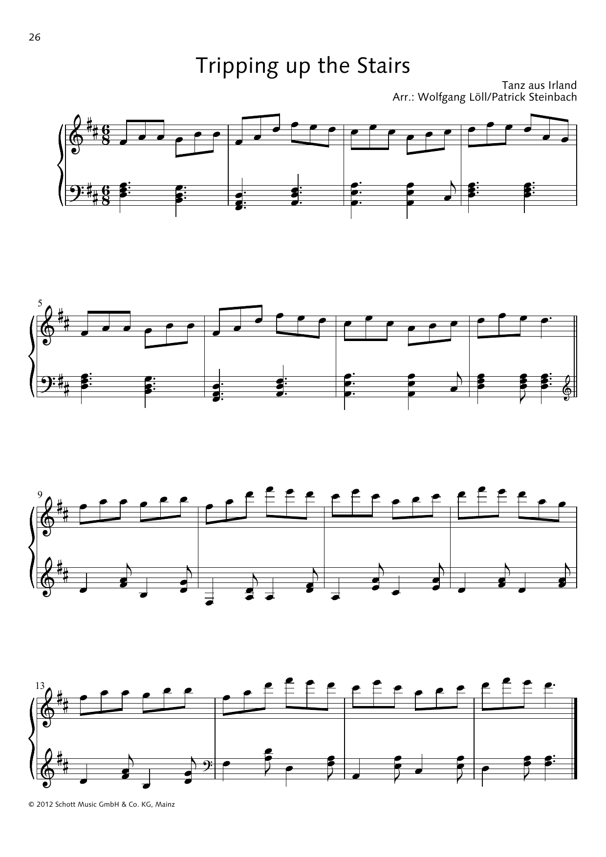 Download Wolfgang Löll Tripping up the Stairs Sheet Music