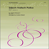 Download or print Tritsch-Tratsch Polka (Op. 214) - Bb Tenor Saxophone Sheet Music Printable PDF 2-page score for Classical / arranged Woodwind Ensemble SKU: 376449.