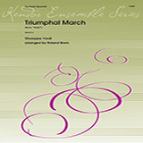 Download or print Triumphal March (from Aida) - 1st Bb Trumpet Sheet Music Printable PDF 2-page score for Concert / arranged Brass Ensemble SKU: 376369.