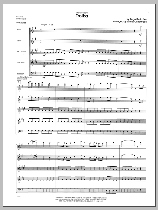Download Christensen Troika - Full Score Sheet Music